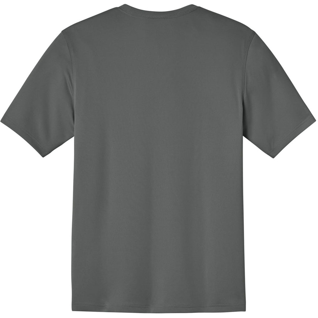 CornerStone Men's Metal Grey Workwear Pro Short Sleeve Pocket Tee