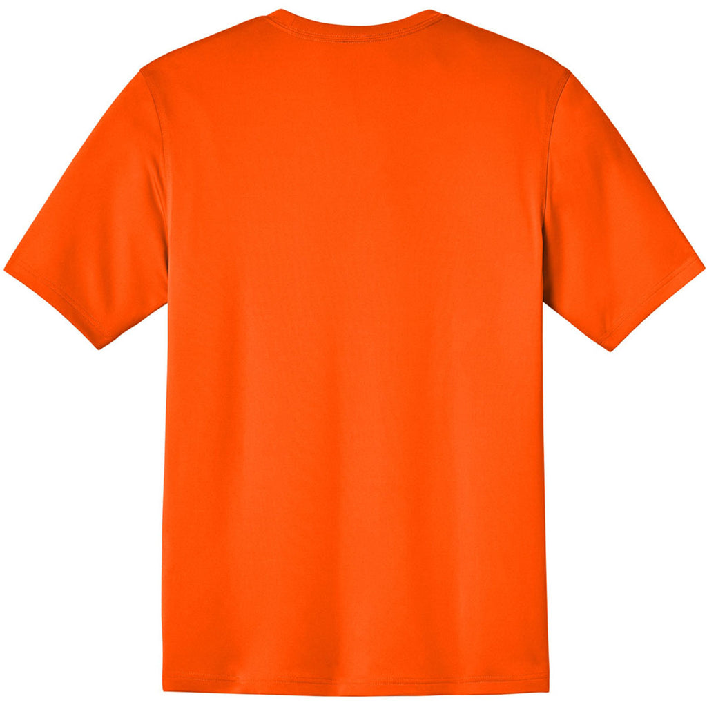 CornerStone Men's Safety Orange Workwear Pro Short Sleeve Pocket Tee