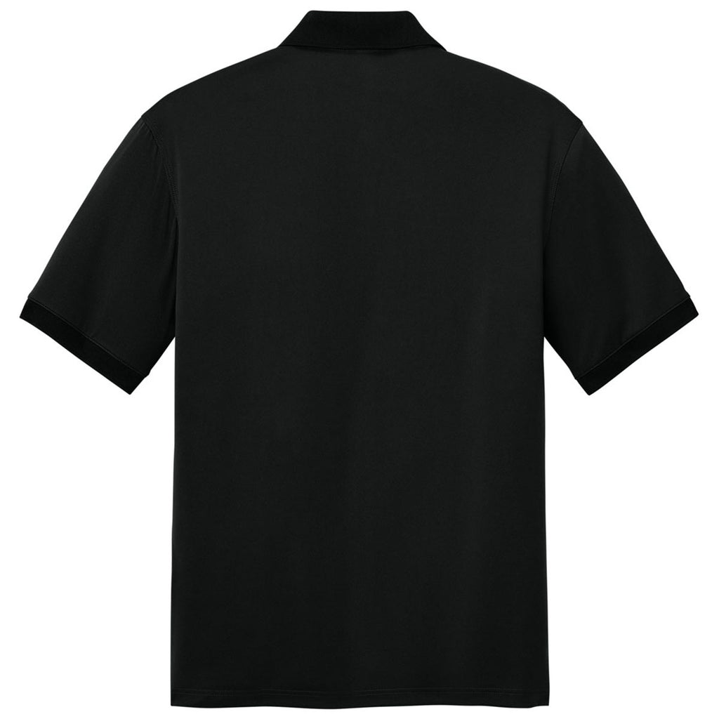 CornerStone Men's Black Workwear Pro Polo