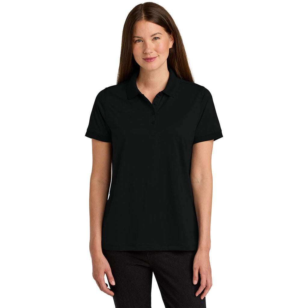 CornerStone Women's Black Workwear Pro Polo