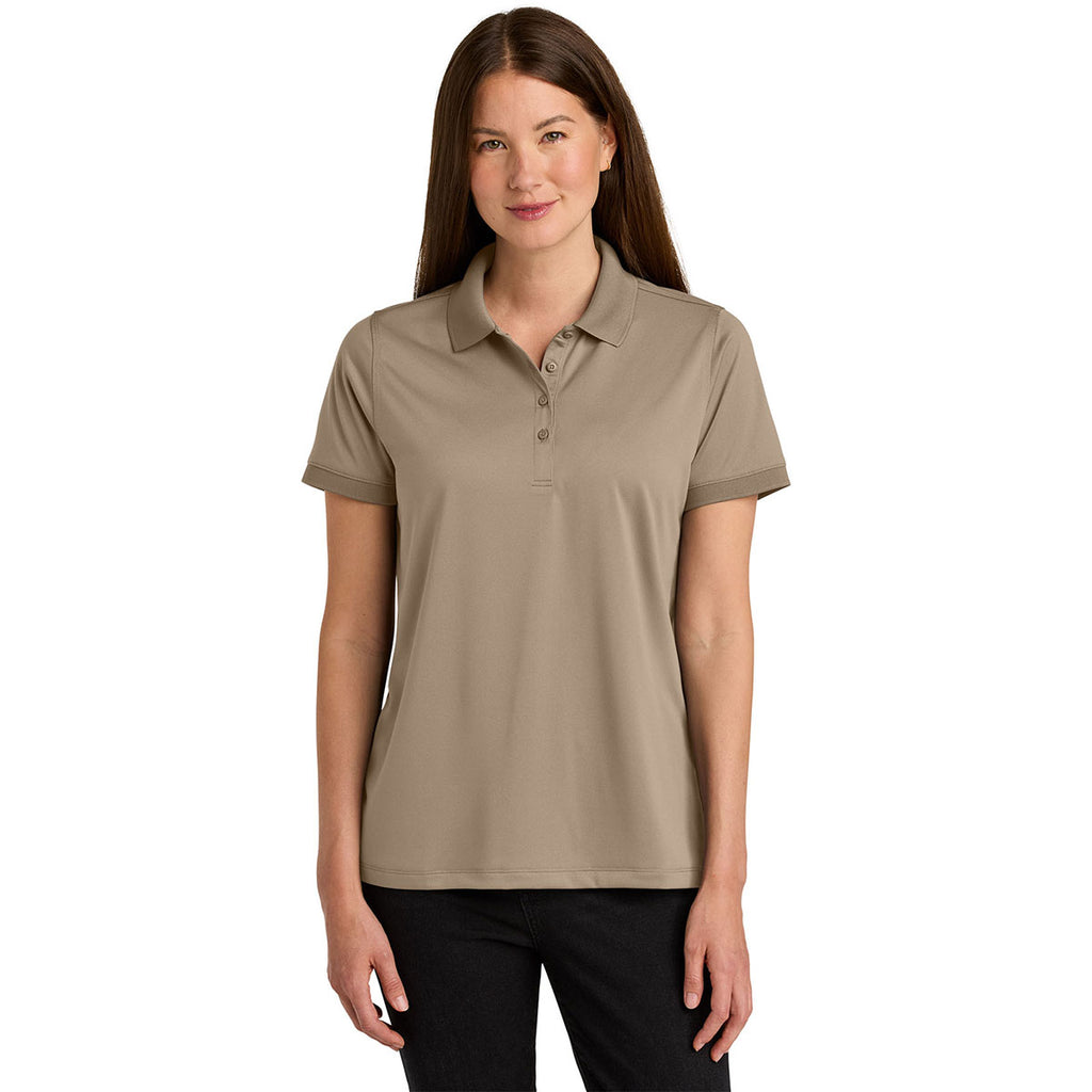 CornerStone Women's Silver Tan Workwear Pro Polo