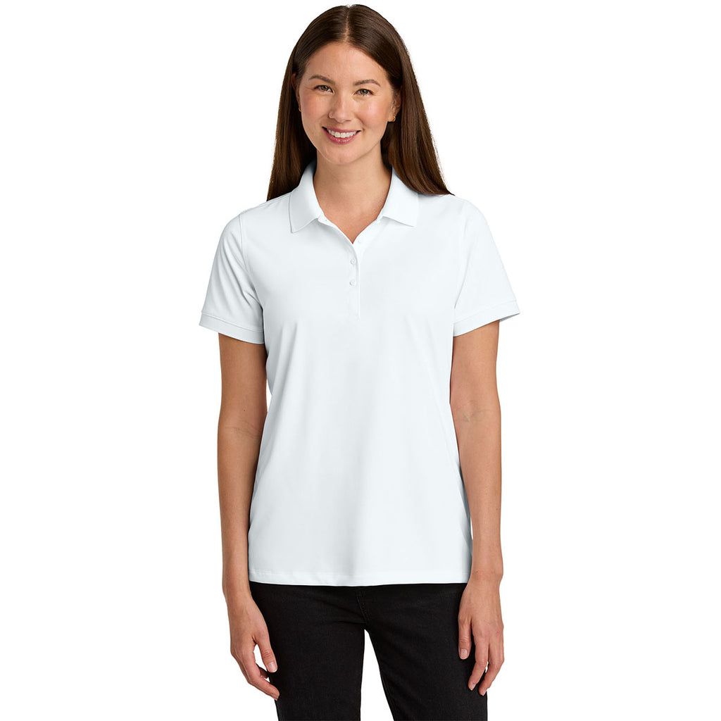 CornerStone Women's White Workwear Pro Polo