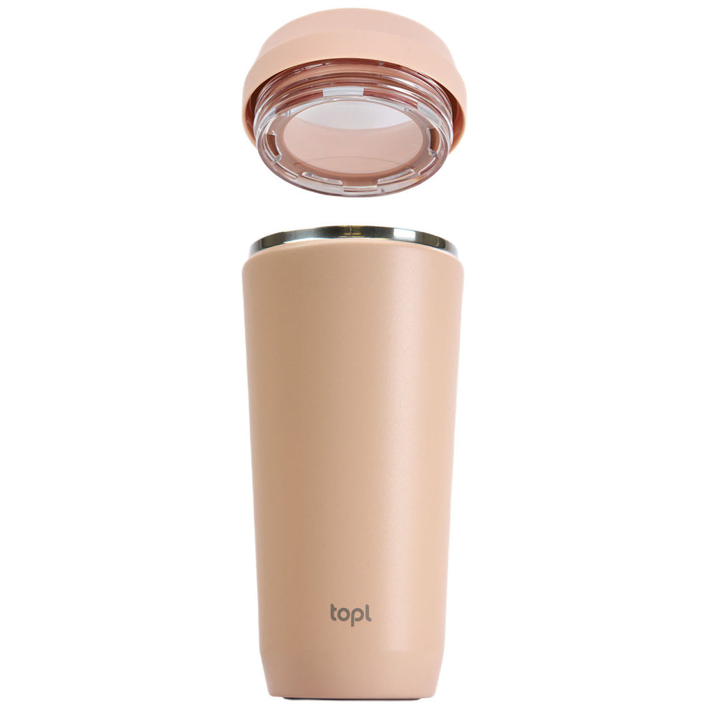 TOPL Khaki 16 oz. Double Wall, Recycled Stainless Steel 360° Tumbler
