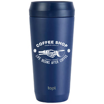 TOPL Navy 16 oz. Double Wall, Recycled Stainless Steel 360° Tumbler