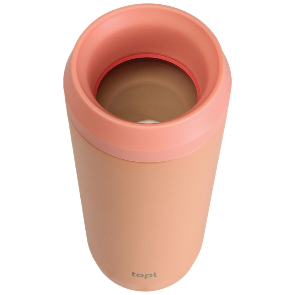 TOPL Orange 16 oz. Double Wall, Recycled Stainless Steel 360° Tumbler