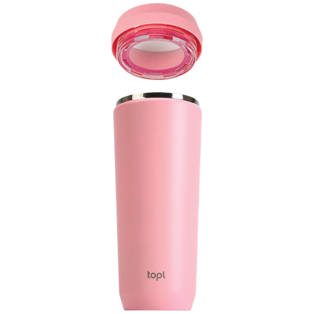 TOPL Pink 20 oz. Double Wall, Recycled Stainless Steel 360° Tumbler