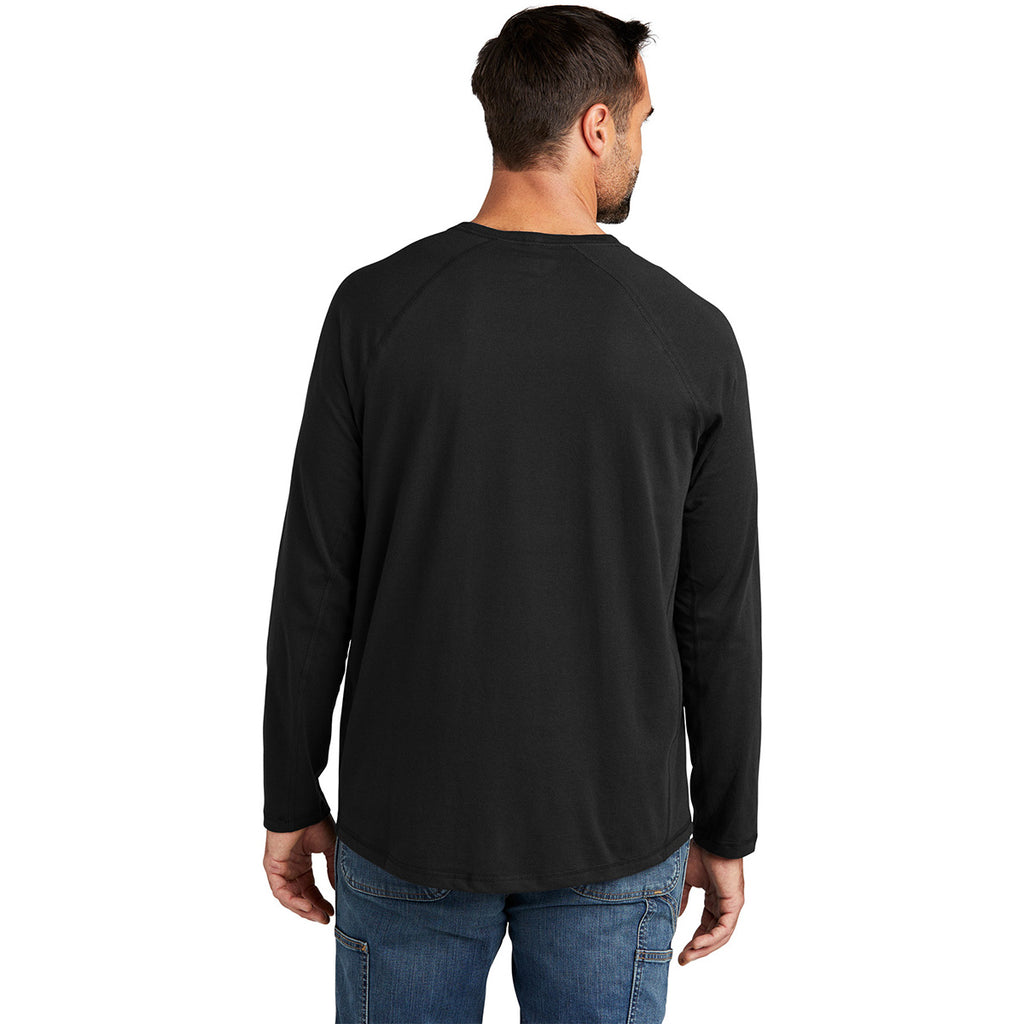 Carhartt Men's Black Force Long Sleeve Pocket T-Shirt