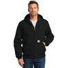 Carhartt Men's Black Thermal-Lined Duck Active Jacket