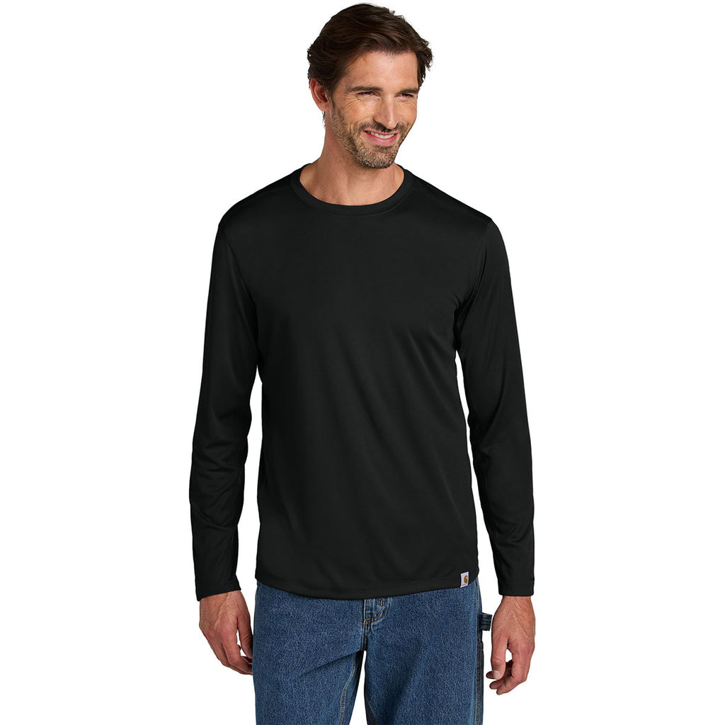 Carhartt Men's Black Force Sun Defender Long Sleeve T-Shirt