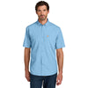 Carhartt Men's Fresh Water Blue Force Sun Defender Short Sleeve Shirt
