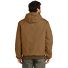 Carhartt Men's Carhartt Brown Tall Quilted-Flannel-Lined Duck Active Jacket