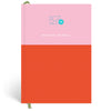 Papier Pink/Red Colorblock Plain Notebook