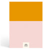 Papier Pink/Mustard Colorblock Travel Journal