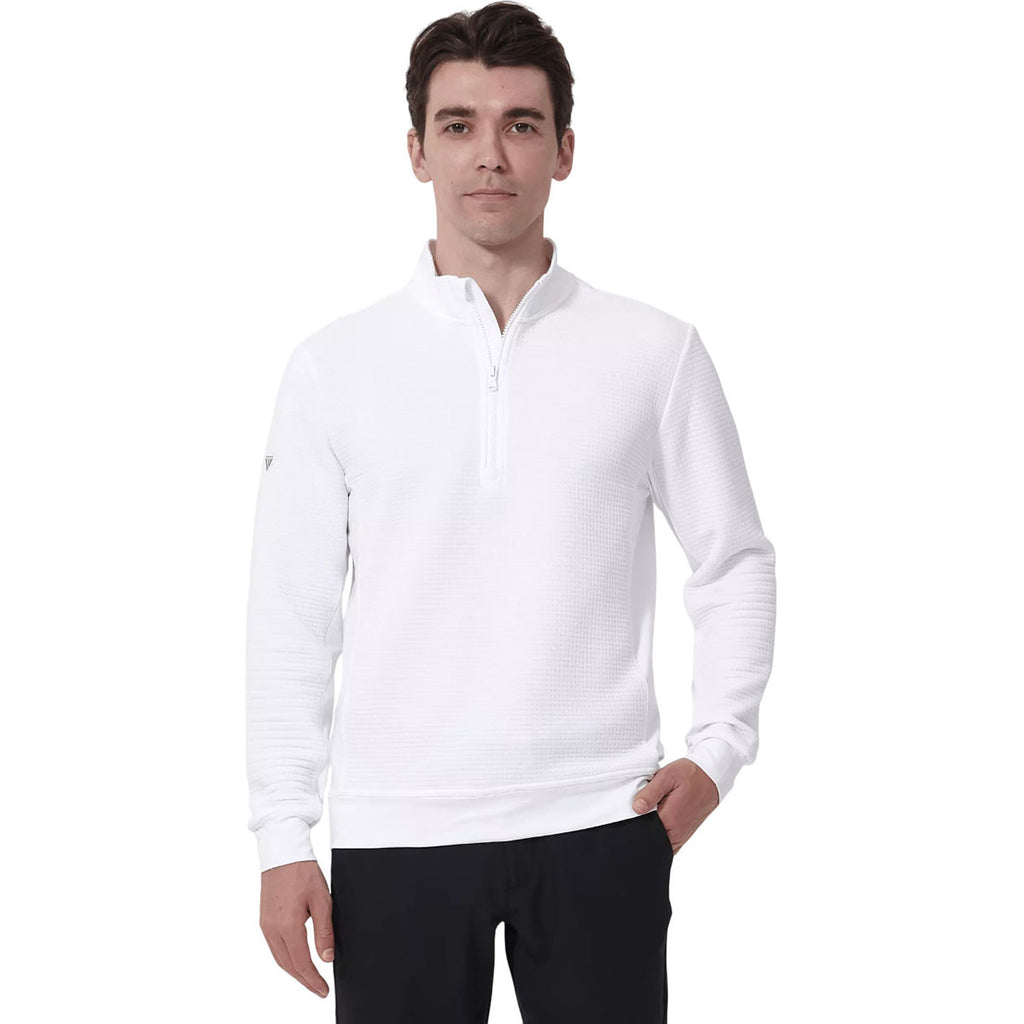 Levelwear Men's White Cushion Pullover