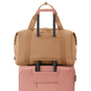 Dagne Dover Camel Landon Neoprene Carryall Bag - Extra Large