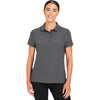 Devon & Jones Women's Graphite CrownLux Performance Windsor Welded Polo