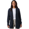Devon & Jones Women's Navy New Classics Open Cardigan Sweater