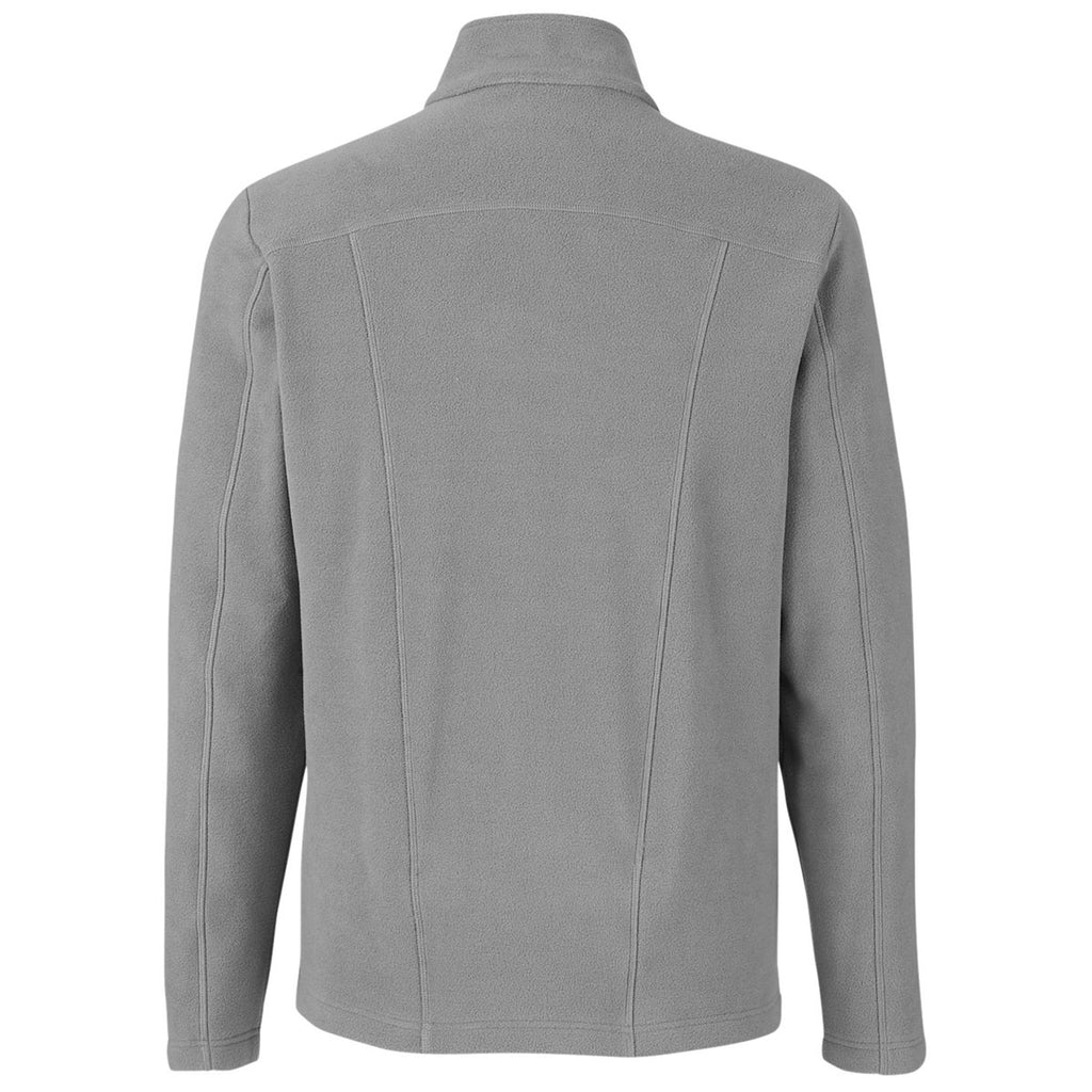 Devon & Jones Men's Graphite CrownLux Performance Fleece Full-Zip