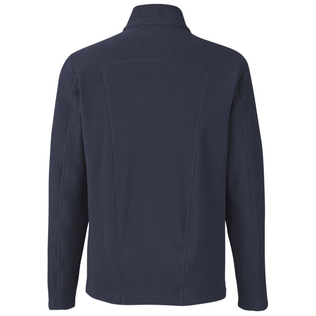 Devon & Jones Men's Navy CrownLux Performance Fleece Full-Zip