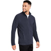 Devon & Jones Men's Navy CrownLux Performance Fleece Full-Zip