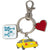 BCG Silver Diestruck Charm Keychain - 3 Charms