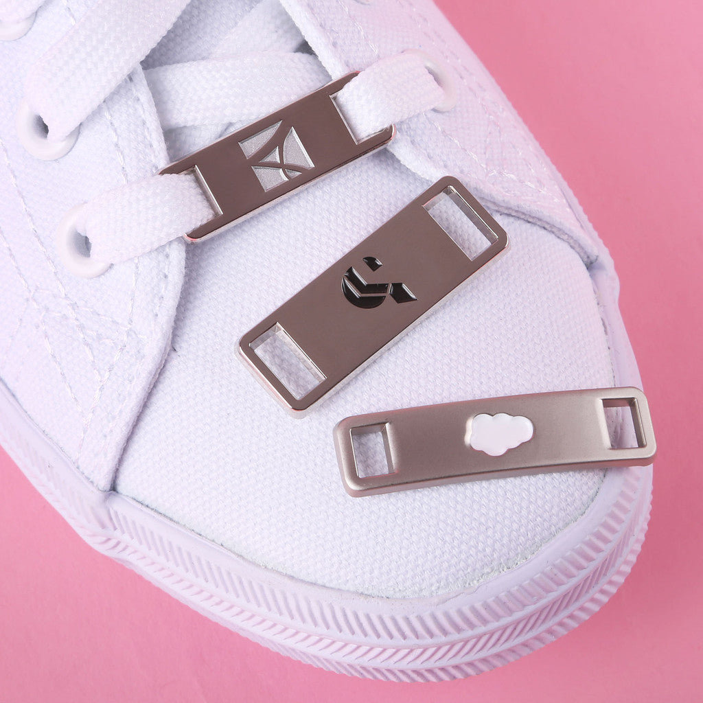 BCG Nickel 1.25" Diestruck Shoelace Charm