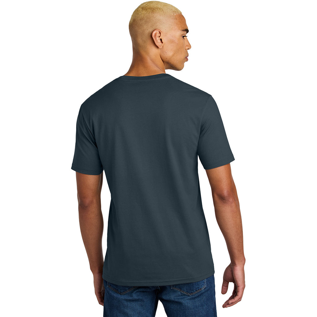 District Unisex Deep Steel Blue Perfect Weight Icon Tee