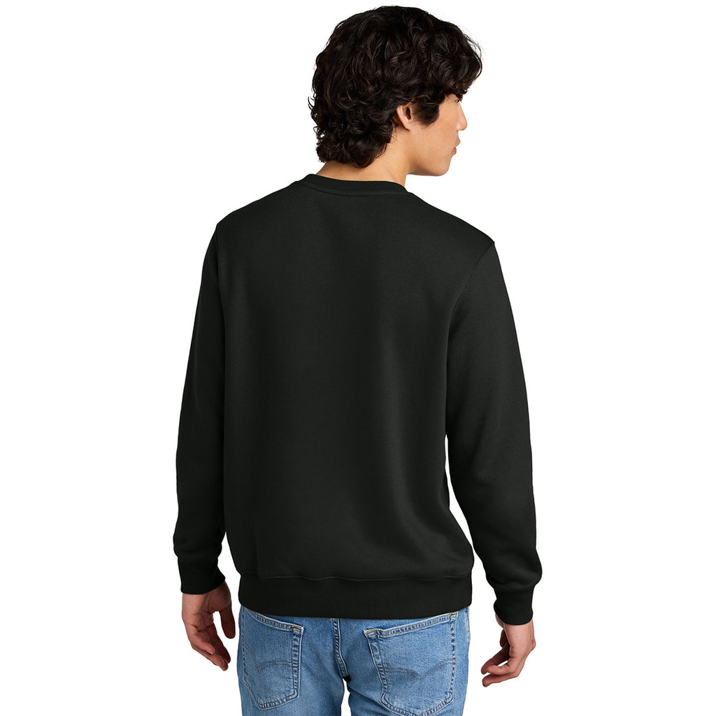 District Men's Jet Black Perfect Weight Fleece Crew