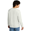 District Men's White Onyx Perfect Weight Fleece Crew