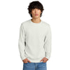 District Men's White Onyx Perfect Weight Fleece Crew