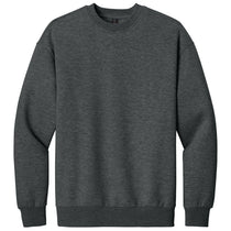 District Men's Heathered Charcoal V.I.T. Heavyweight Fleece Crew