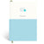 Papier Mid Blue Demi Calendar Year Planner