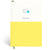 Papier Yellow Demi Calendar Year Planner