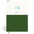 Papier Dark Green Demi Lined Notebook