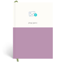 Papier Mauve Demi Lined Notebook