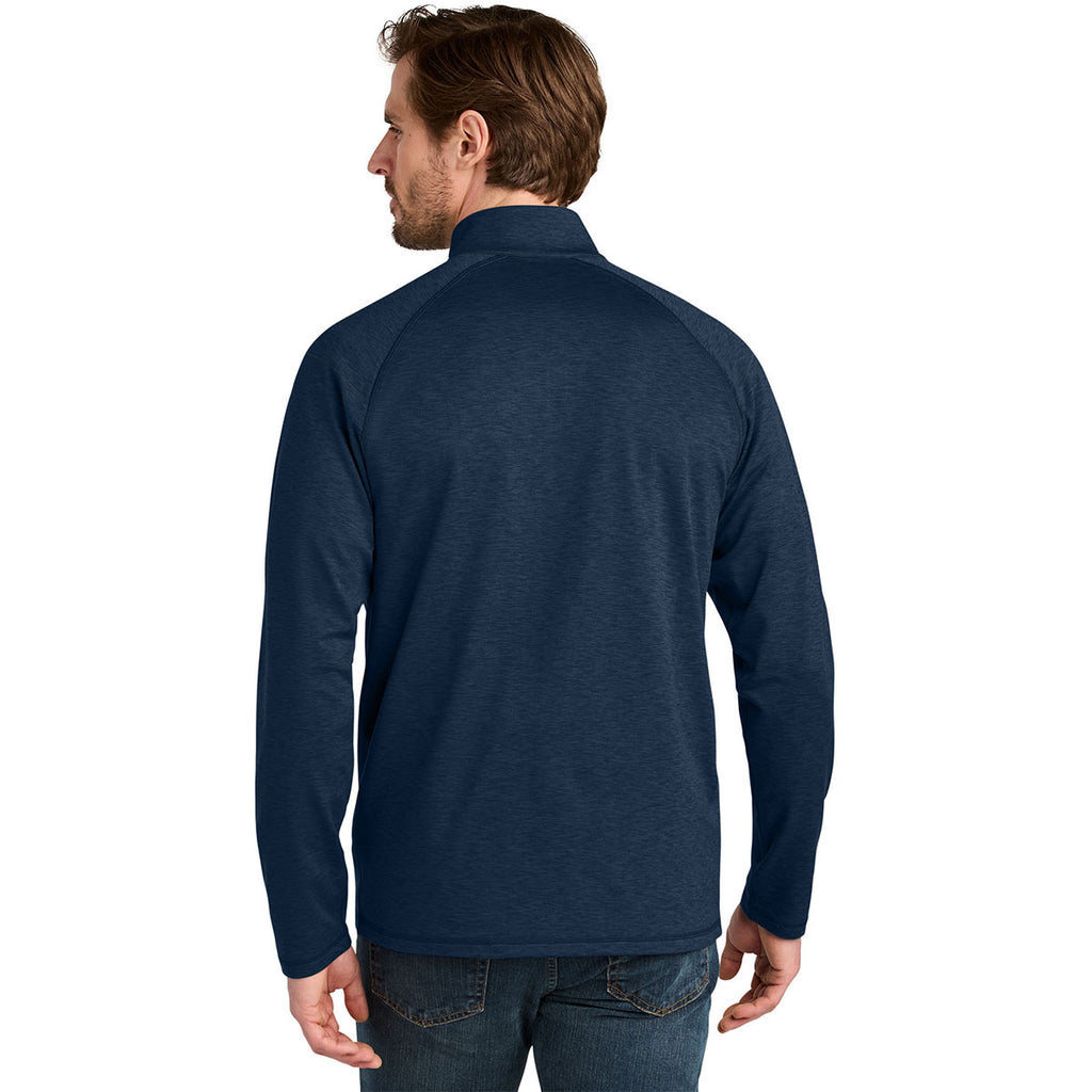 Eddie Bauer Men's River Blue Navy Heather Adventurer 1/4-Zip