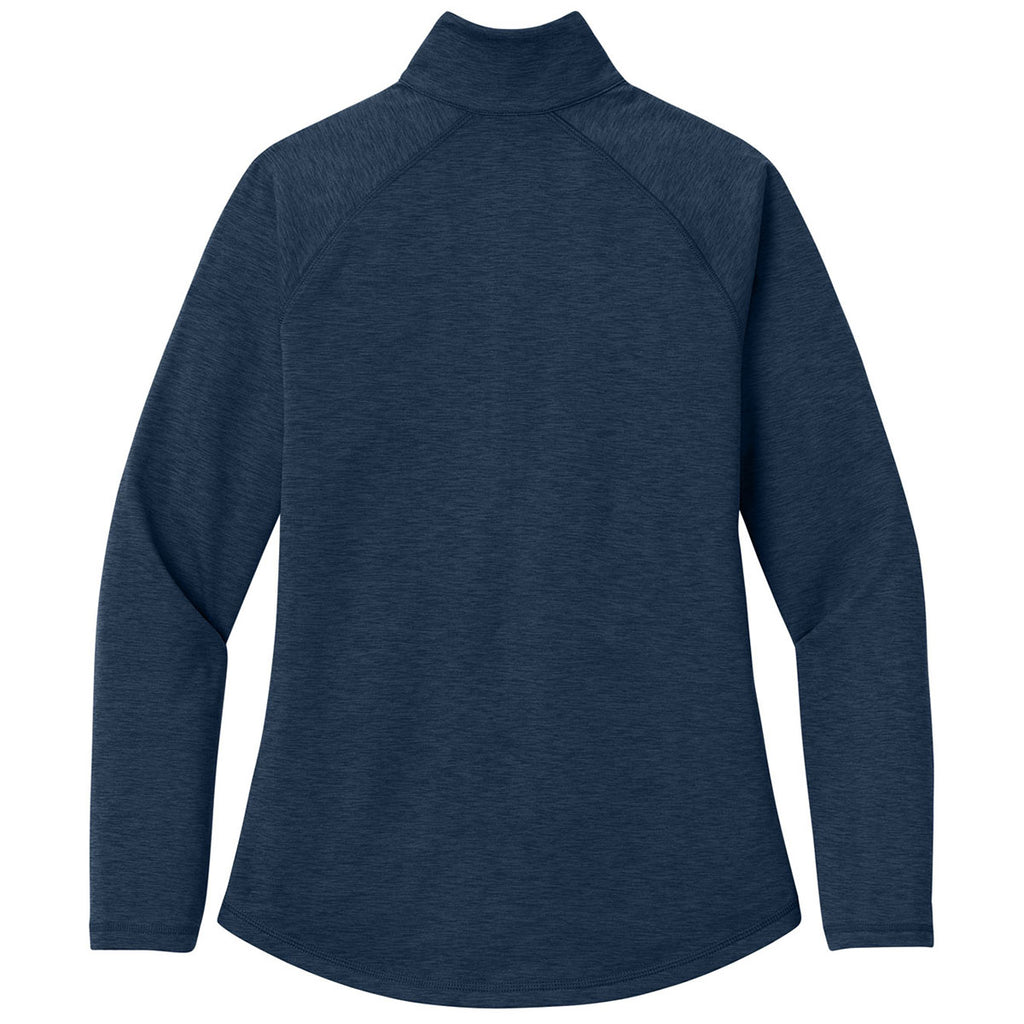 Eddie Bauer Women's River Blue Navy Heather Adventurer Full Zip