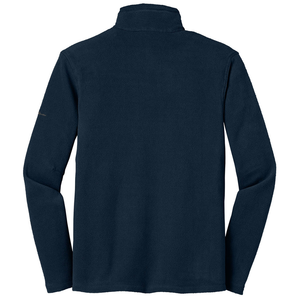 Eddie Bauer Men's Navy Full-Zip Microfleece Jacket