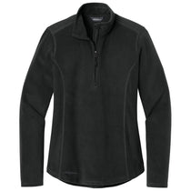 Eddie Bauer Women's Black Half Zip Microfleece Jacket