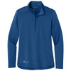 Eddie Bauer Women's Cobalt Blue Smooth Mid Layer Fleece 1/2-Zip