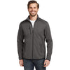 Eddie Bauer Men's Grey Steel Dash Full-Zip Fleece Jacket