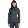 Eddie Bauer Women's Grey Steel Dash Full-Zip Fleece Jacket