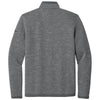 Eddie Bauer Men's Dark Grey Heather Sweater Fleece Quarter Zip