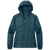 Eddie Bauer Women's Adriatic Blue Packable Wind Jacket