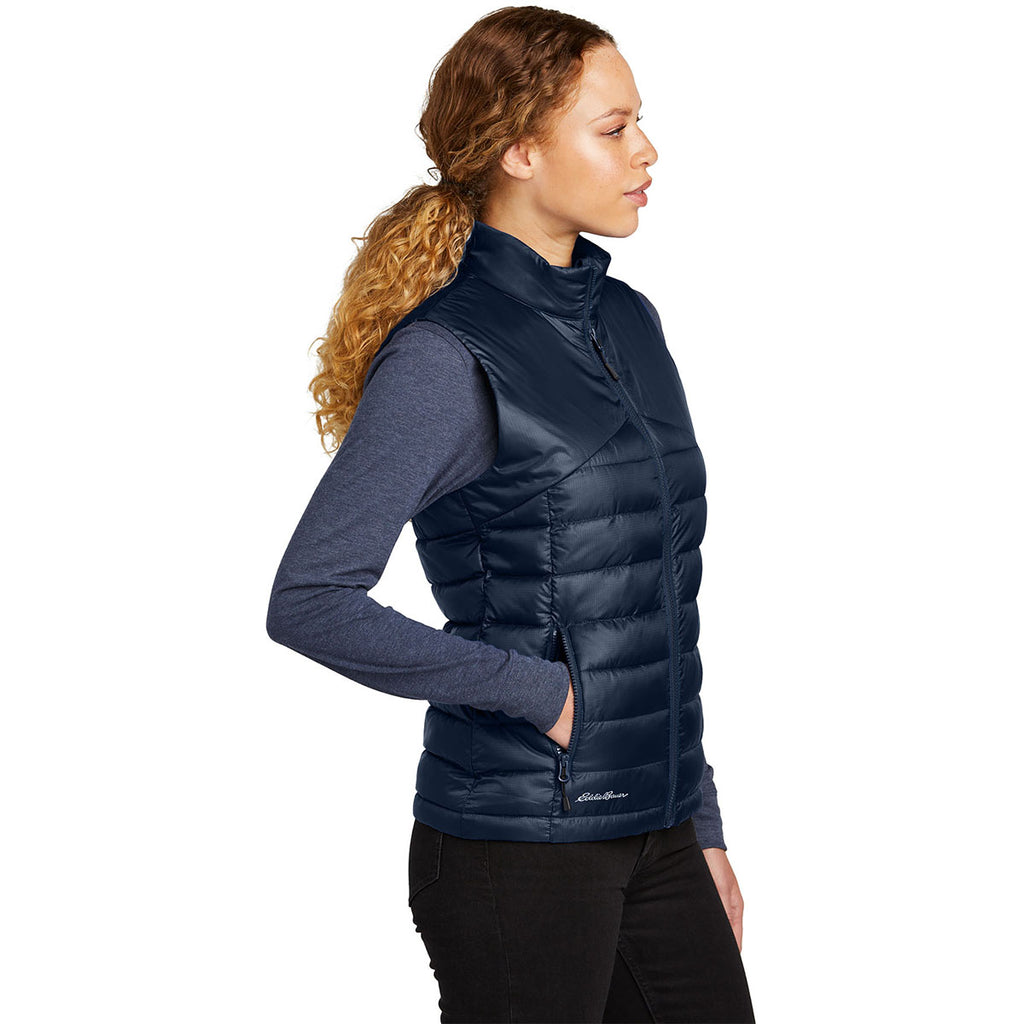 Eddie Bauer Women's River Blue Navy Quilted Vest