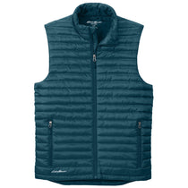 Eddie Bauer Men's Adriatic Blue Packable Quilted Vest