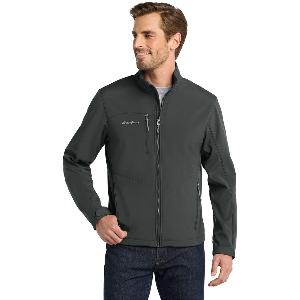 Eddie Bauer Men's Grey Steel Softshell Jacket