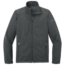 Eddie Bauer Men's Grey Shaded Crosshatch Softshell Jacket