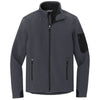 Eddie Bauer Men's Grey Steel/Black Rugged Ripstop Softshell Jacket