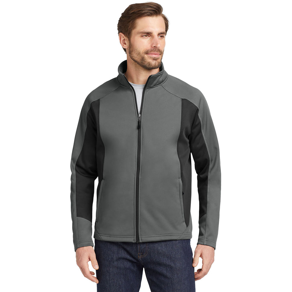 Eddie Bauer Men's Metal Grey Trail Soft Shell Jacket